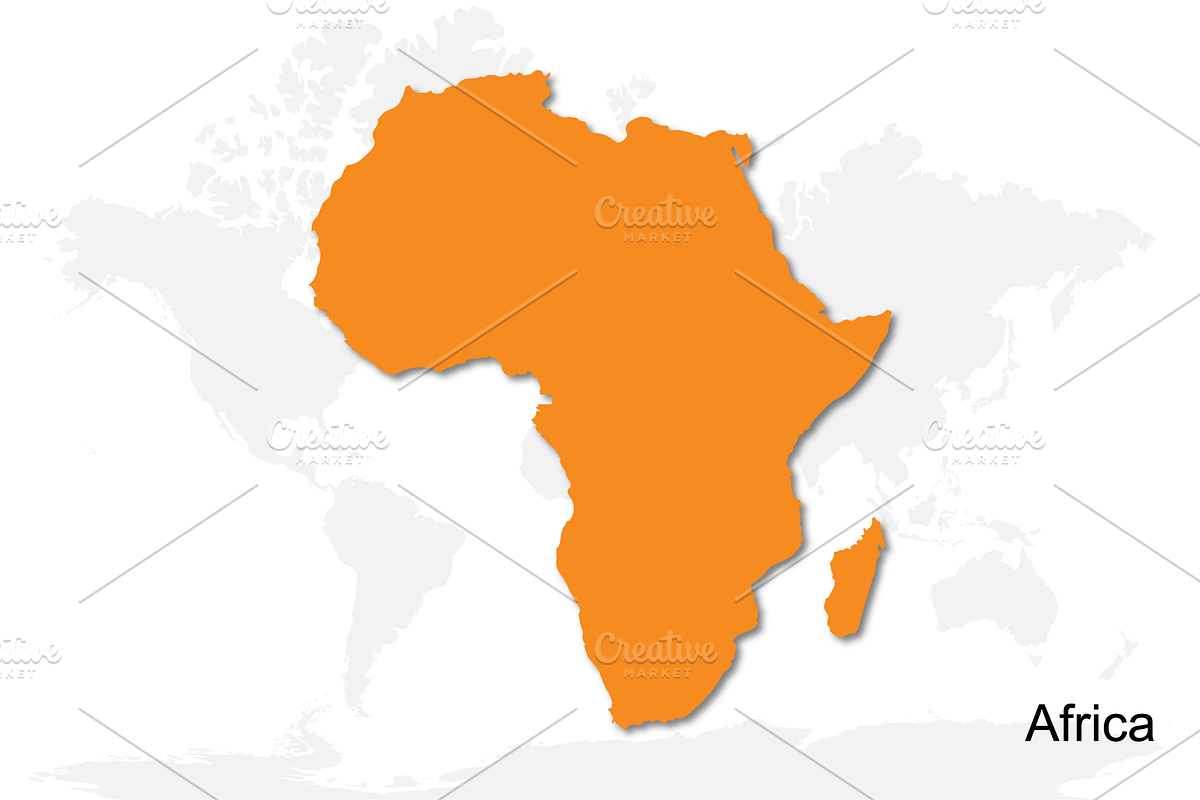 Multicolor World Vector Map, an Object Graphic by Nazim's Shop (Photo 7 of 13)
