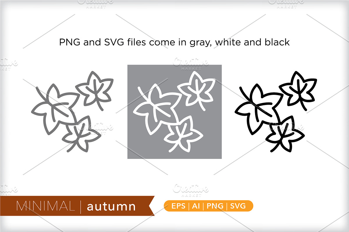 Minimal autumn icons, an Outline Icon by Picture Window (Photo 2 of 5)