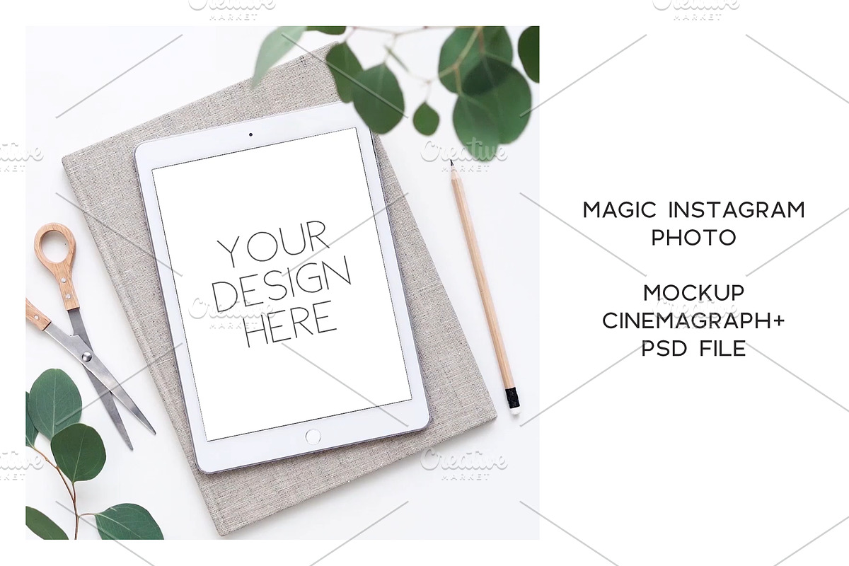 Animated Instagram photo. Mockup #12, a Social Media Template by Una Matison (Photo 2 of 3)