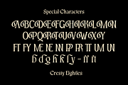 Cresty Eighties - Retro Typeface, a Serif Font by Holyline Design (Thumbnail 10 of 15)
