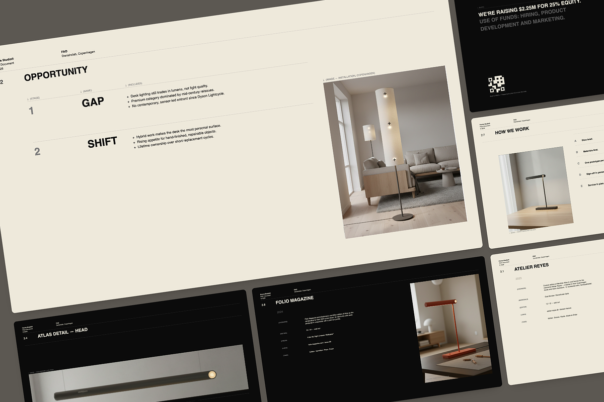 Minimal Brand Pitch Deck Template, a Presentation Template by Oday Noon (Photo 11 of 23)