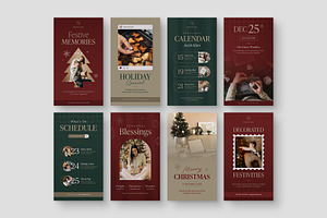Christmas What's On Social Media Tem, a Social Media Template by BrandPacks