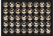 40 Custom Dog Ornaments Laser Files, an Object Graphic by ThemeXDigital (Thumbnail 9 of 9)