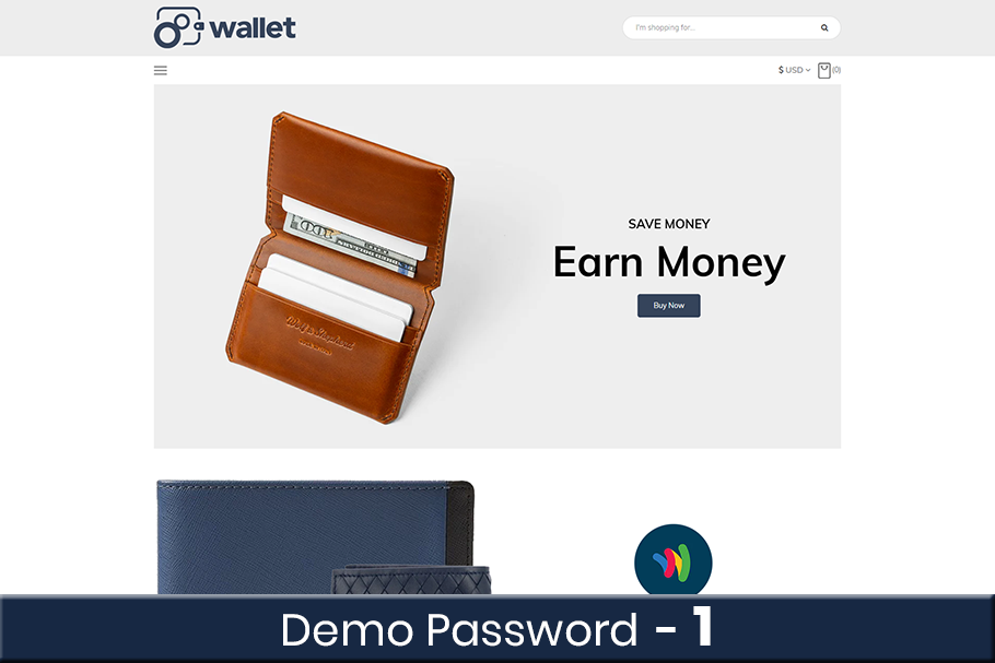 Wallet Responsive Shopify Theme, a Shopify Template by Zthemeset