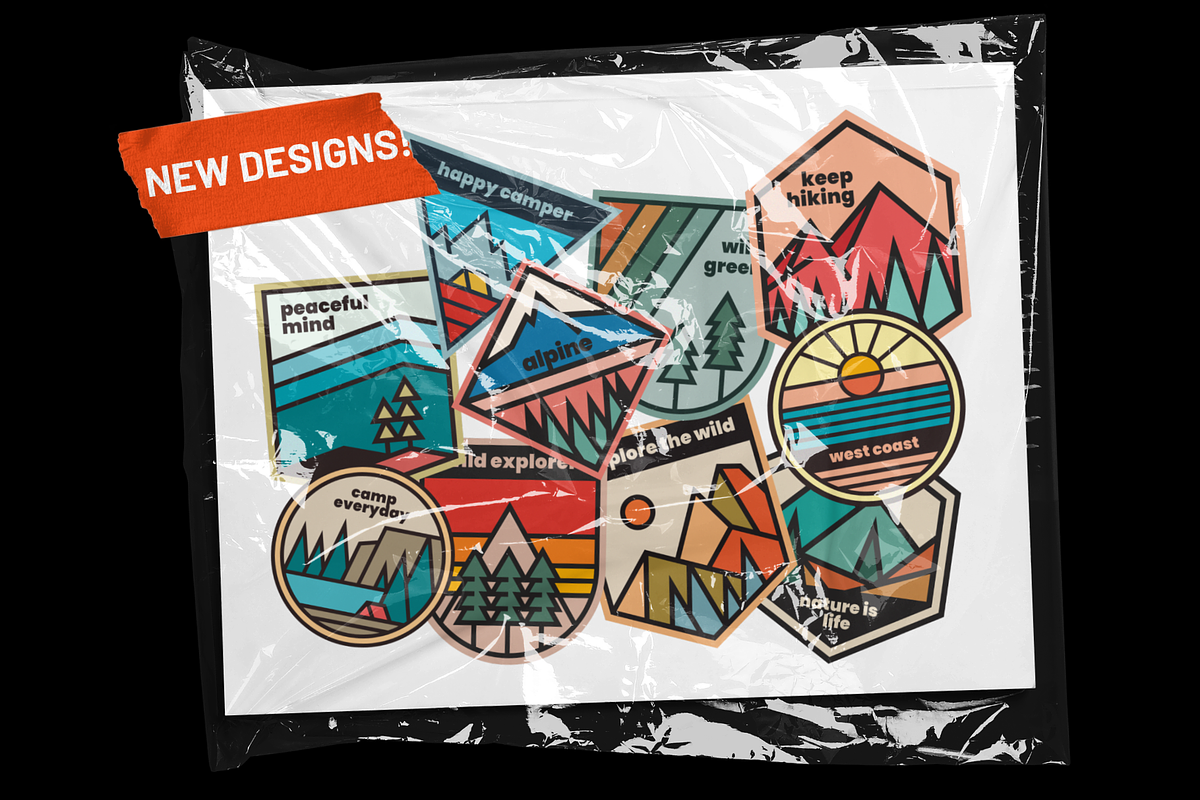 Adventure Badge Pack + Bonus, an Illustration by Firowerk (Photo 5 of 12)