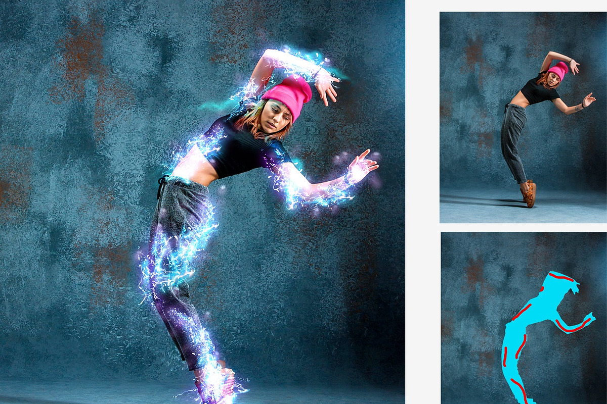 Electricity Photo Effect PS Action, an Action Add-On by MRI STUDIO (Photo 6 of 14)