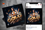 Gold Party Flyer, a Flyer Template by MonkeyBOX (Thumbnail 2 of 3)