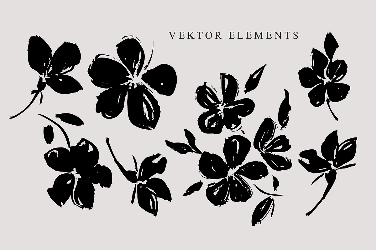 Brush dance. Pattern & elements, a Pattern Graphic by Tilling (Photo 5 of 5)