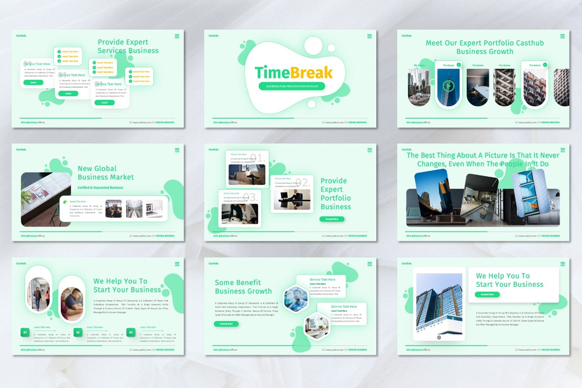Casthub - Business Plan Powerpoint, a Presentation Template by Dhabee (Photo 7 of 7)