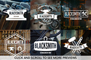 Vintage Blacksmith Labels & Badges, a Branding & Logo Template by Lustra Frisk (Thumbnail 2 of 4)