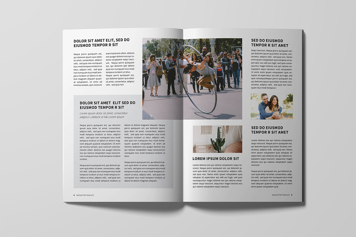 Minimal Newsletter Template, a Magazine Template by xtratimebd (Photo 3 of 6)