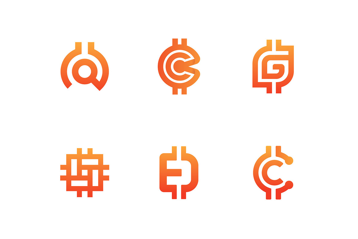 Crypto Letter Logo Bundle, a Branding & Logo Template by Motaleb Hossain (Photo 2 of 2)