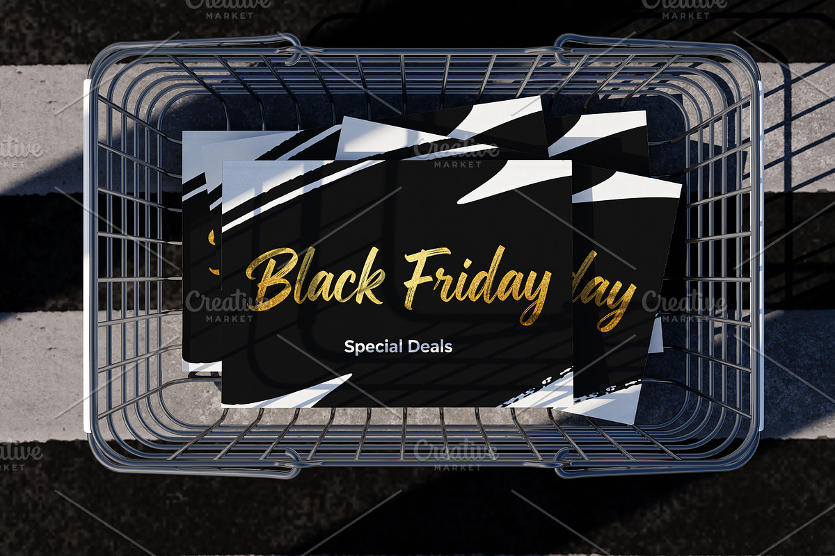 Black Friday greeting card, a Wallpaper Graphic by Elen_Art (Photo 2 of 3)