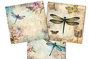Vintage Bugs Junk Journal Paper, a Background Graphic by BusyDaydesign (Thumbnail 4 of 9)