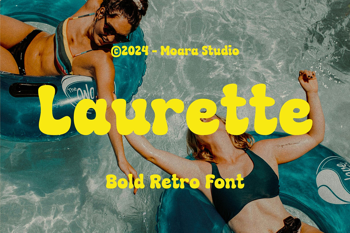 Laurette - Retro Display Font, a Font by Studio Moara (Photo 1 of 10)