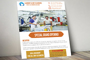 Laundry & Dry Cleaners Flyer V-02, a Flyer Template by PenciGraphics (Thumbnail 2 of 2)
