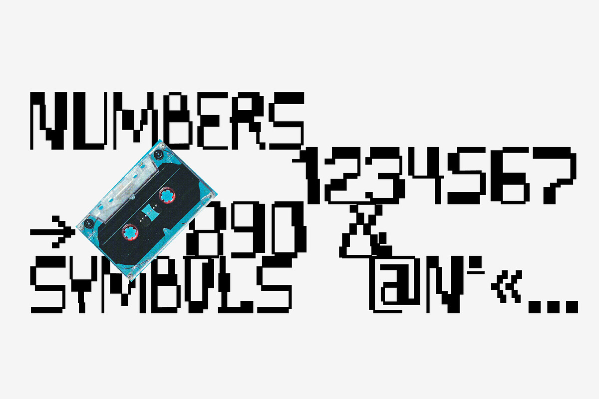 SK Fillout — Display Pixel Font, a Font by Shriftovik Type Foundry (Photo 9 of 11)