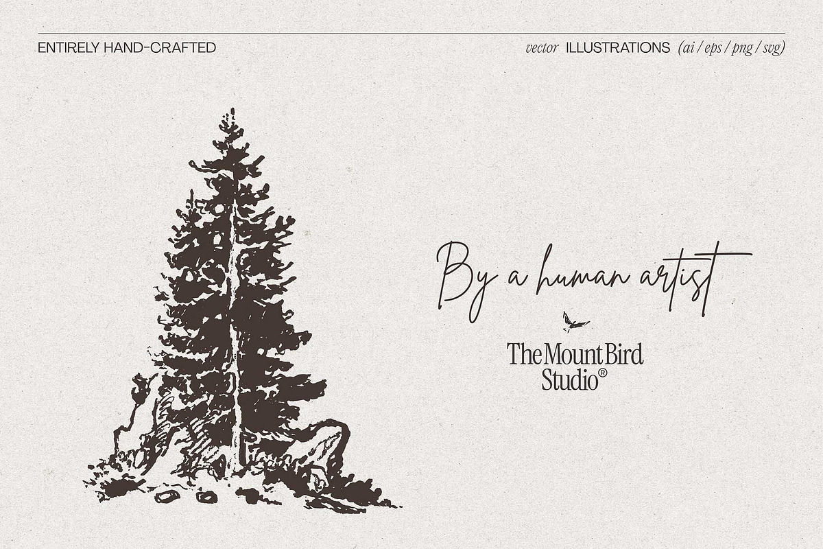 Mountain Landscape Illustrations, an Empty State Illustration by TheMountBirdStudio (Photo 3 of 15)