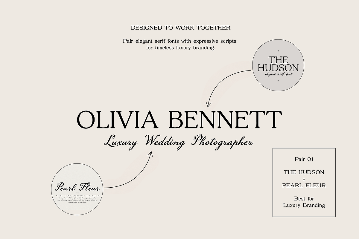 Old Money Luxury Font Collection, a Serif Font by gafaroff studio (Photo 2 of 19)