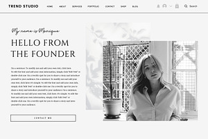 Ecommerce Wix Website Template