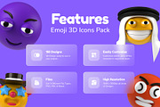 3D Emoji Icons, an Emoji Icon by Vectors Market (Thumbnail 2 of 11)
