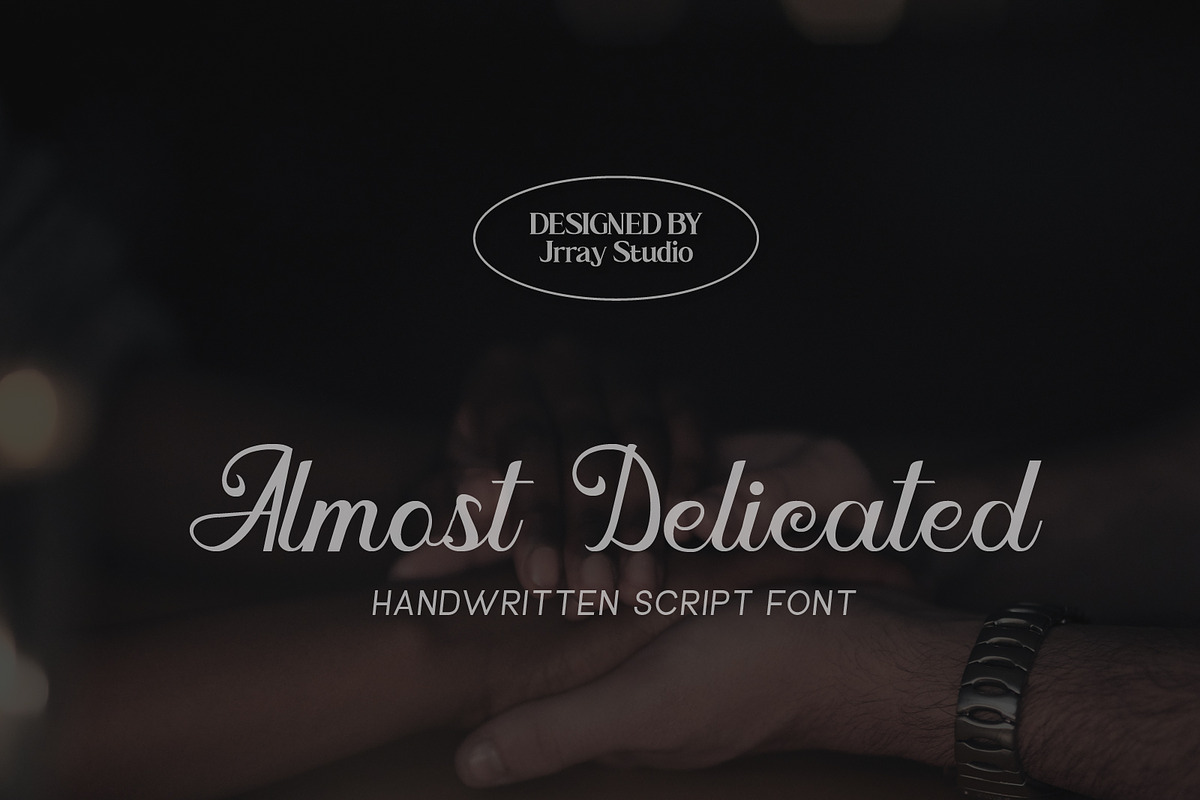 Almost Delicated, a Script Font by Jrray Studio (Photo 1 of 6)