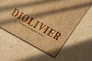 Diolivier Display Serif Font, a Serif Font by Grappict.com (Thumbnail 4 of 5)