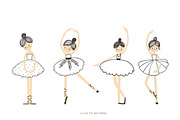 Ballerina illustration, a Person Illustration by Magic & Dreams (Thumbnail 5 of 8)
