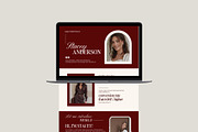 UGC Portfolio Canva Website Template, a Templates & Theme by Business Chic (Thumbnail 4 of 5)