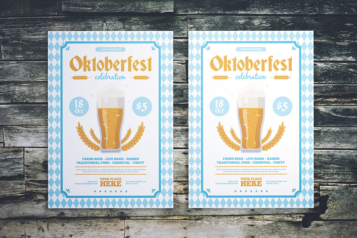 Oktoberfest Flyer, a Flyer Template by Gumico Studio. (Photo 2 of 3)