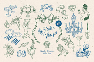 La Dolce Vita Illustrations P.2, an Object Graphic by DesignThatMatters