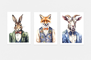 Animals in Suits Collection, an Animal Illustration by artsy-fartsy (Thumbnail 3 of 14)