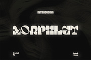 Display Morphlet Font., a Font by Mehedi Hasan (Thumbnail 1 of 8)