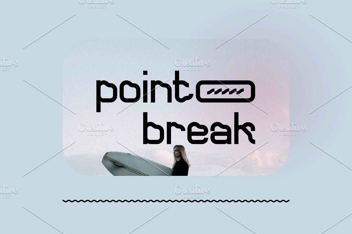 Point Break, a Serif Font by Mymlan Shop (Photo 1 of 7)