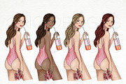 Summer Pool Fashion Clip Art Bundle, an Illustration by TWG Designs (Thumbnail 5 of 5)