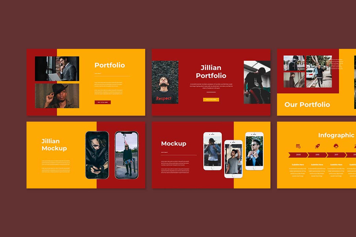 Jillian Presentation Template, a Presentation Template by Analogous Temp (Photo 4 of 5)