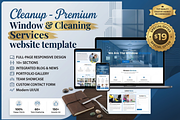 Cleanup - Cleaning HTML Template, a HTML Template by Themeplaza (Thumbnail 1 of 6)