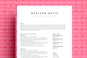 resume template ms word, a Resume Template by PinkJellyfish (Thumbnail 1 of 6)