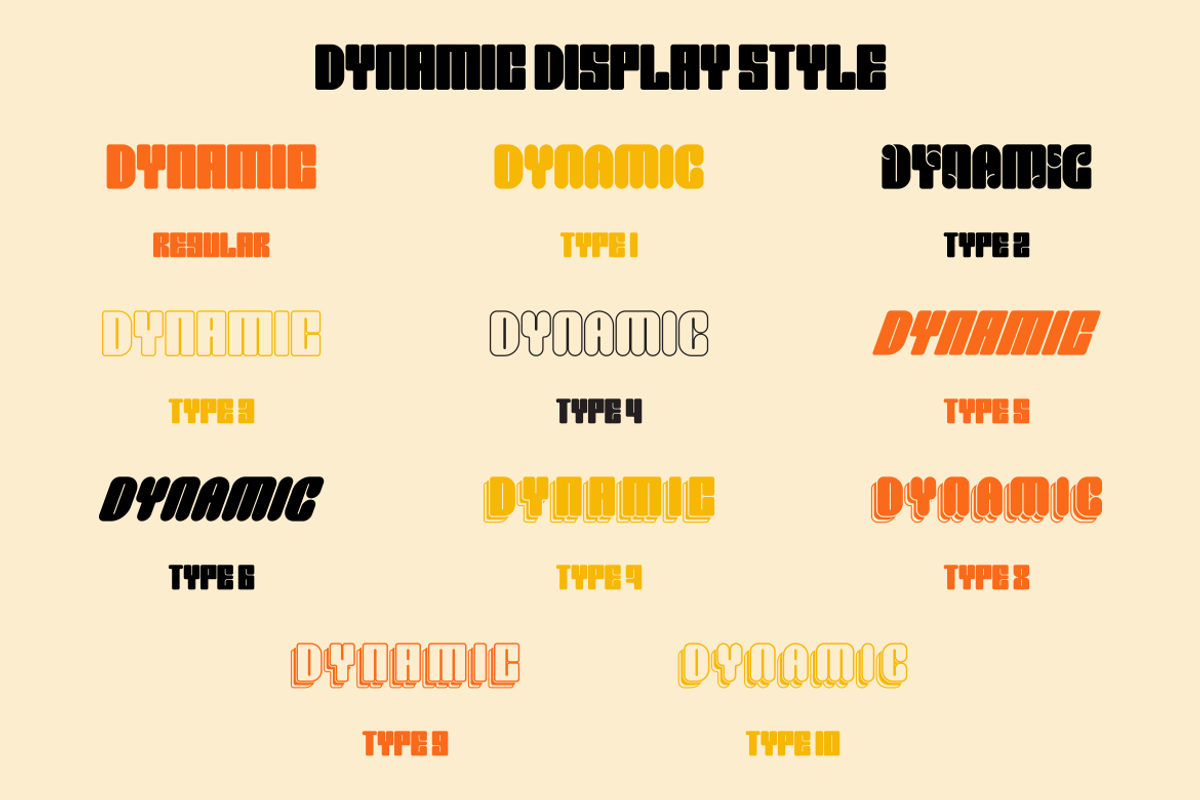 Dynamic Display - Logo Font, a Font by PutraCetol Studio (Photo 5 of 11)