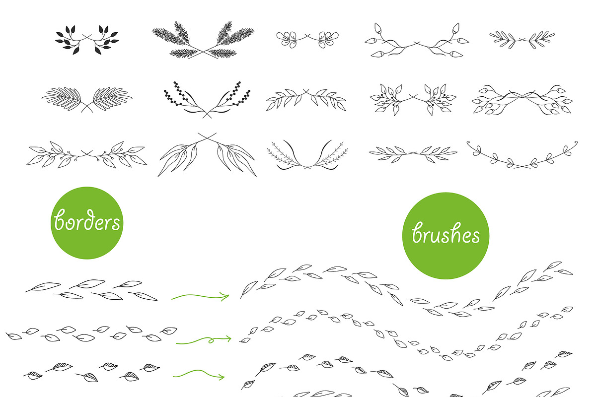 Designer's nature mega pack!, a Decorative Illustration by Lina_Lisichka (Photo 5 of 8)