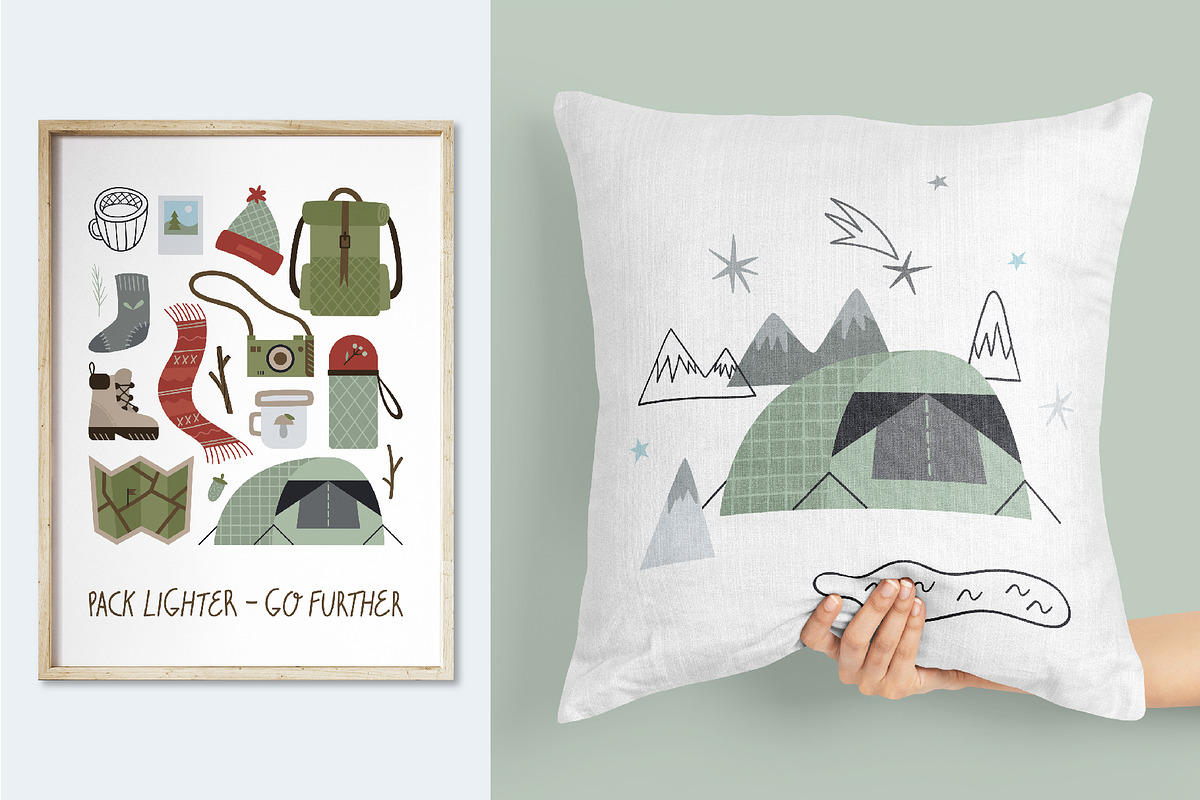 Great Outdoors Map Creator, an Animal Illustration by katieromanoff_art (Photo 8 of 13)