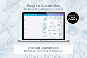 Summer Birthday Invitation, an Invitation Template by M9 Design (Thumbnail 4 of 5)