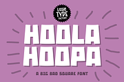 Hoola Hoopa | a big, fun impact Font, a Sans Serif Font by Little Type Factory (Thumbnail 11 of 11)
