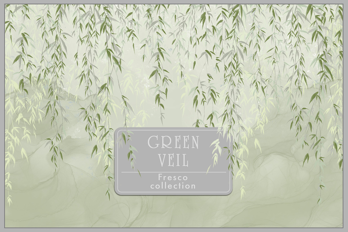 Fresco collection Green Veil, a Wallpaper Graphic by Natalia0307 (Photo 1 of 13)