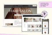 Hair Salon Wix Studio Website, a Wix Template by Template Twist Shop (Thumbnail 6 of 9)
