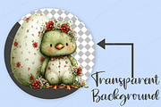 Whimsical Easter Chick Clipart PNG, a Seasonal Illustration by Canvas Craft (Thumbnail 2 of 7)