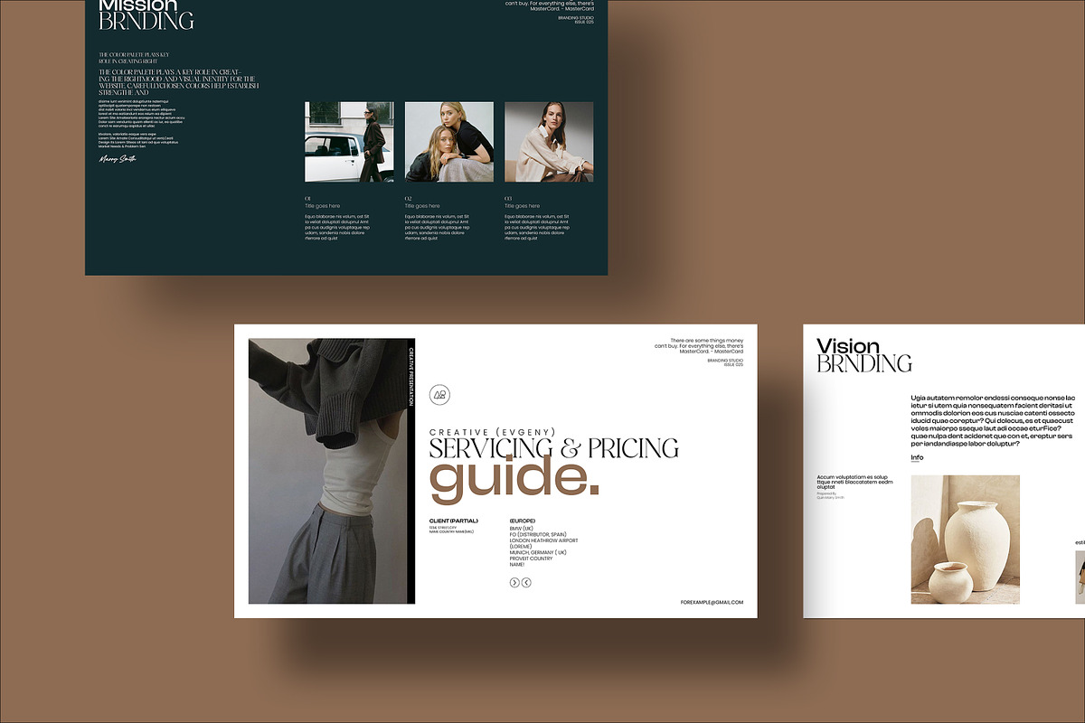 Servicing & Pricing Guide Template preview 3