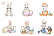 Cute Easter Clipart PNG Bundle., an Object Illustration by KennedyStudio (Thumbnail 3 of 5)