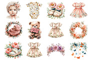 Watercolor Baby Sublimation PNG, an Illustration by SinaCreation (Thumbnail 2 of 5)