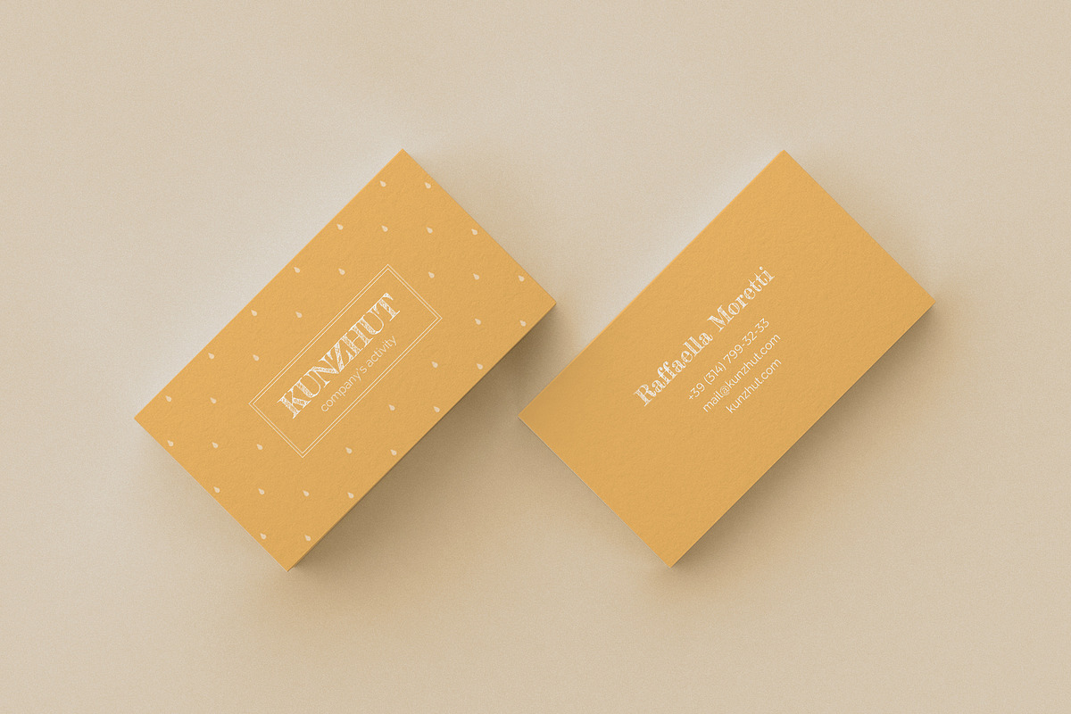 Kunzhut. Business Card Template, a Business Card Template by le-genda (Photo 7 of 7)
